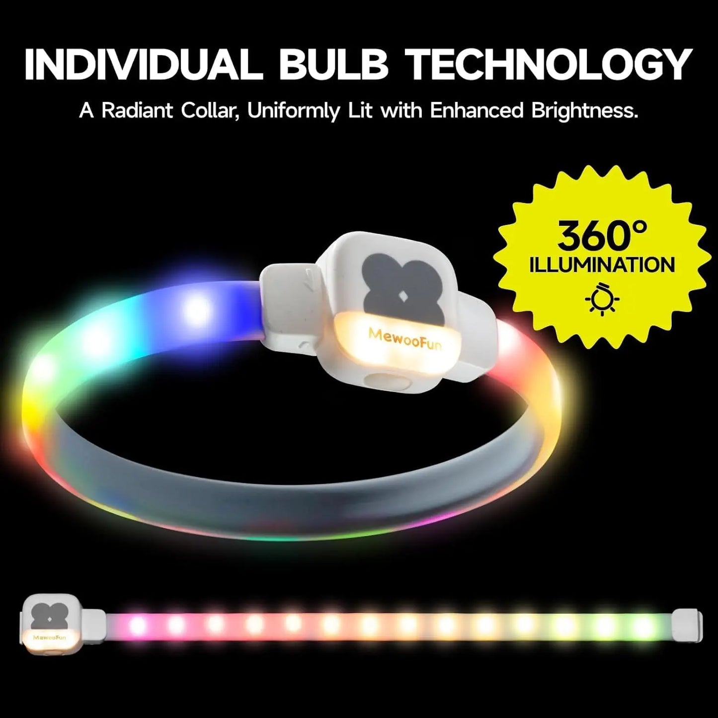 Glow Dog Collar With USB Rechargeable