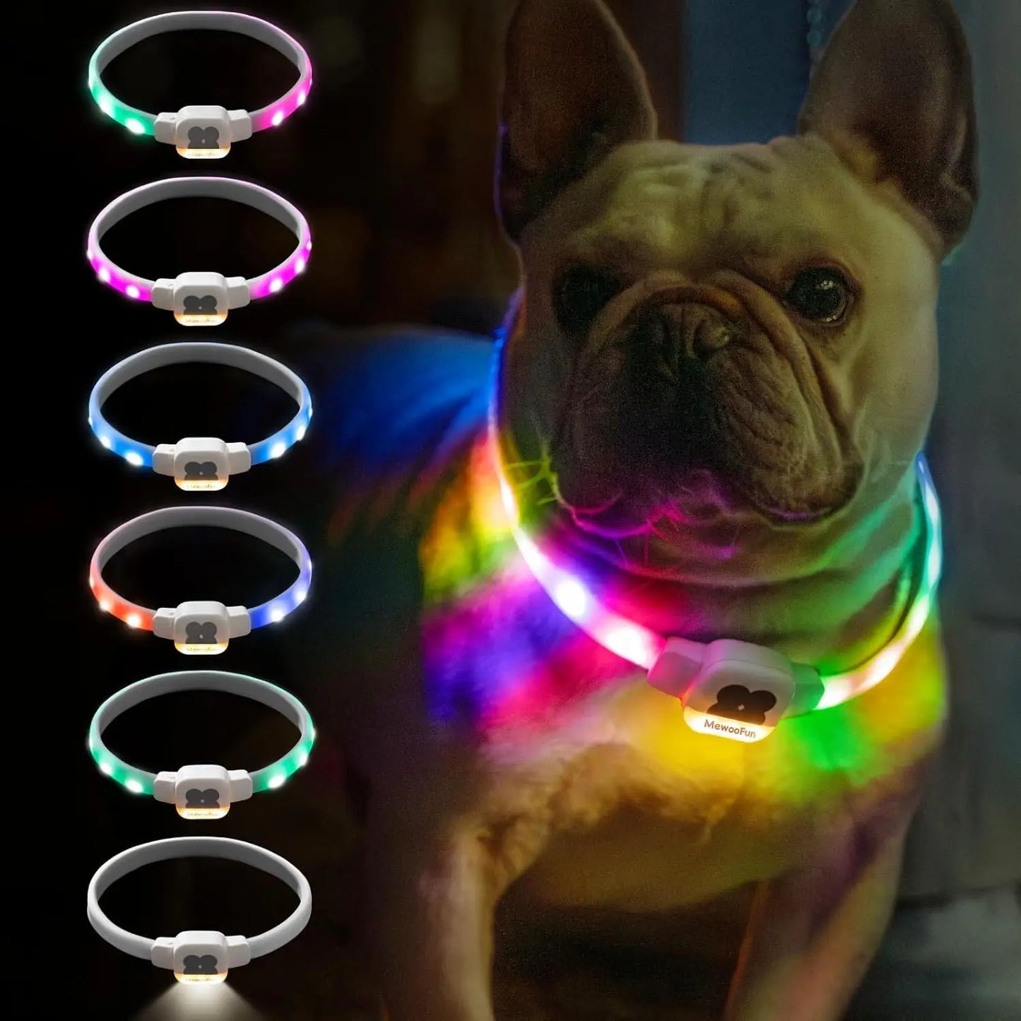 Glow Dog Collar With USB Rechargeable